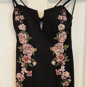 Xtraordinary Formal Dress, Junior Size 3, Black Floral